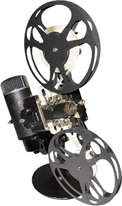 An original 1923 16mm film projector